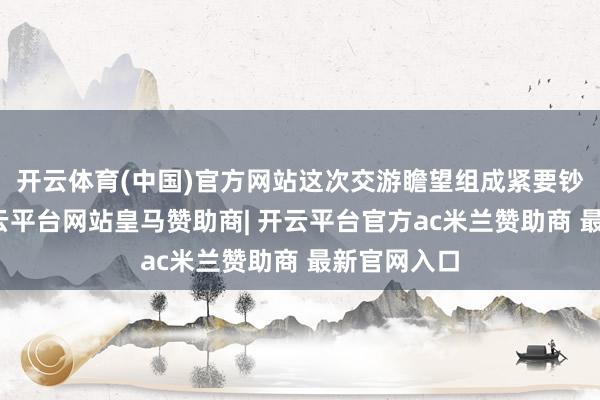 开云体育(中国)官方网站这次交游瞻望组成紧要钞票重组-开云平台网站皇马赞助商| 开云平台官方ac米兰赞助商 最新官网入口