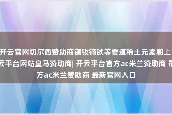 开云官网切尔西赞助商镨钕镝铽等要道稀土元素朝上 47 万吨-开云平台网站皇马赞助商| 开云平台官方ac米兰赞助商 最新官网入口